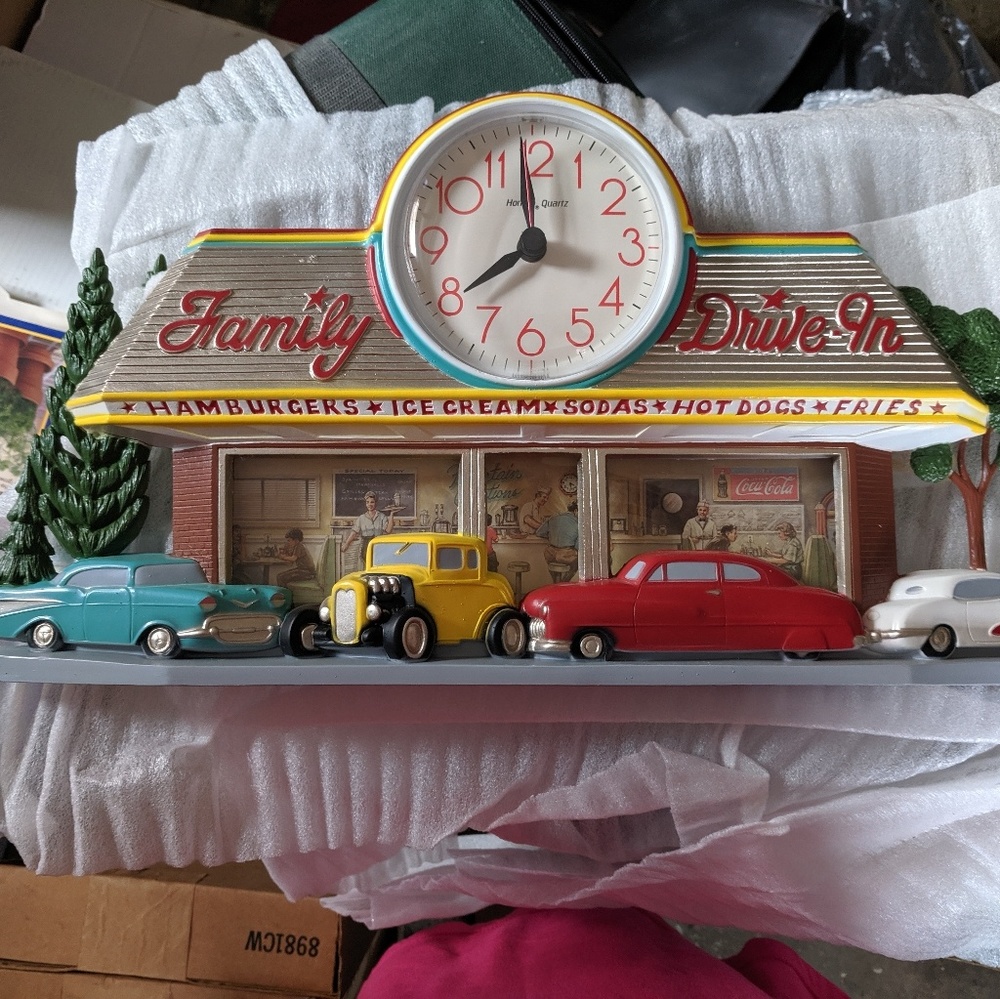 Vintage home interiors and gifts 50s clock